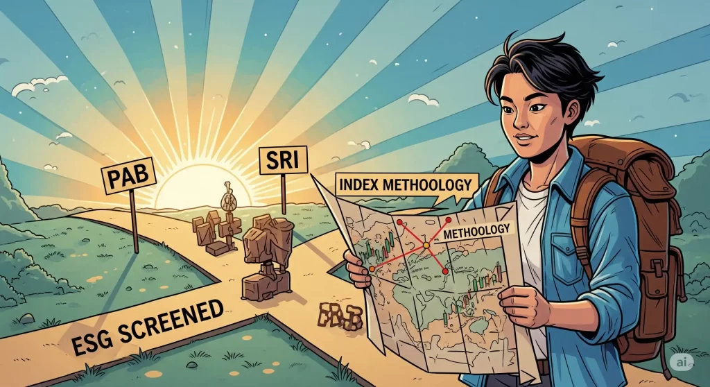 Vergleich MSCI ESG Screened SRI PAB Index-Methoden – Überblick