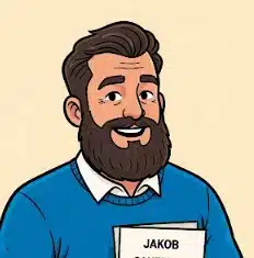 Die betriebliche Altersvorsorge (bAV) Jakob junger Mann der verlegen guckt